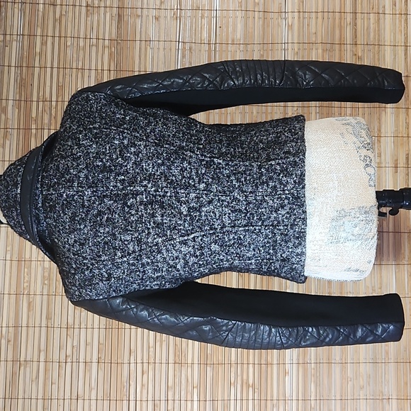 Tweed & Leather Motorcycle Jacket - Picture 4 of 10